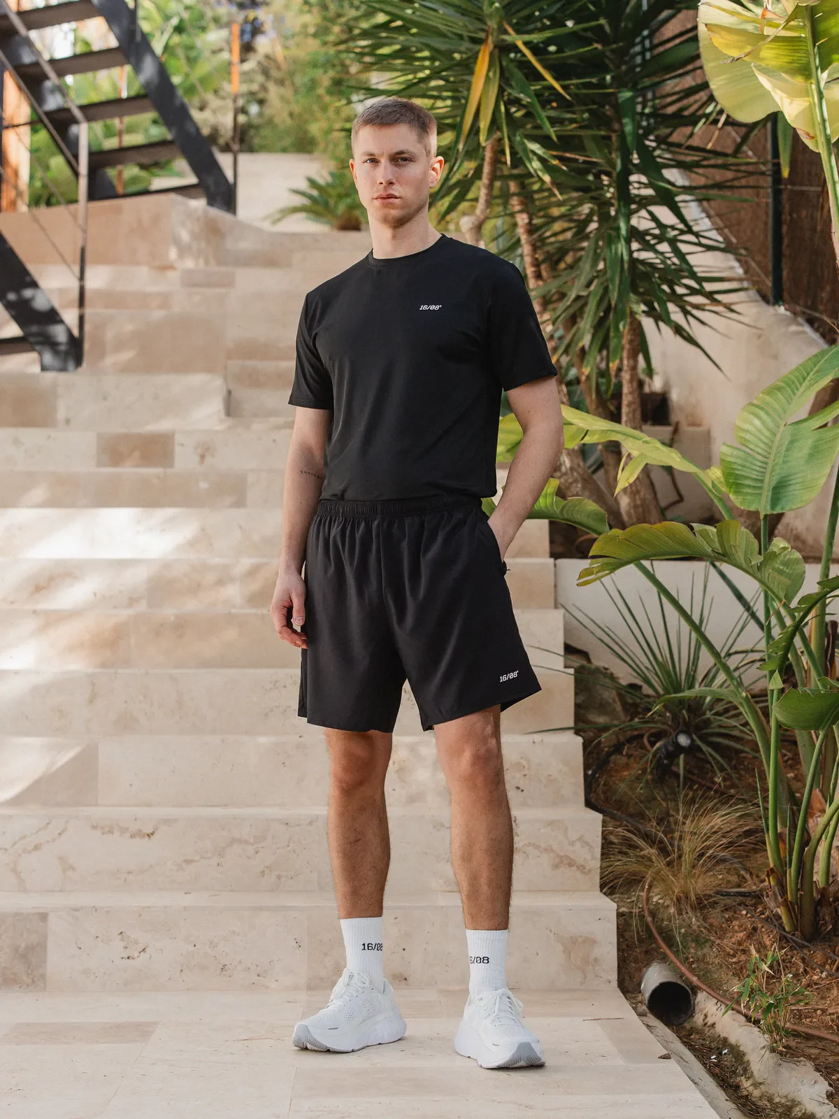 Black Basic Sport T-shirt - Image 9
