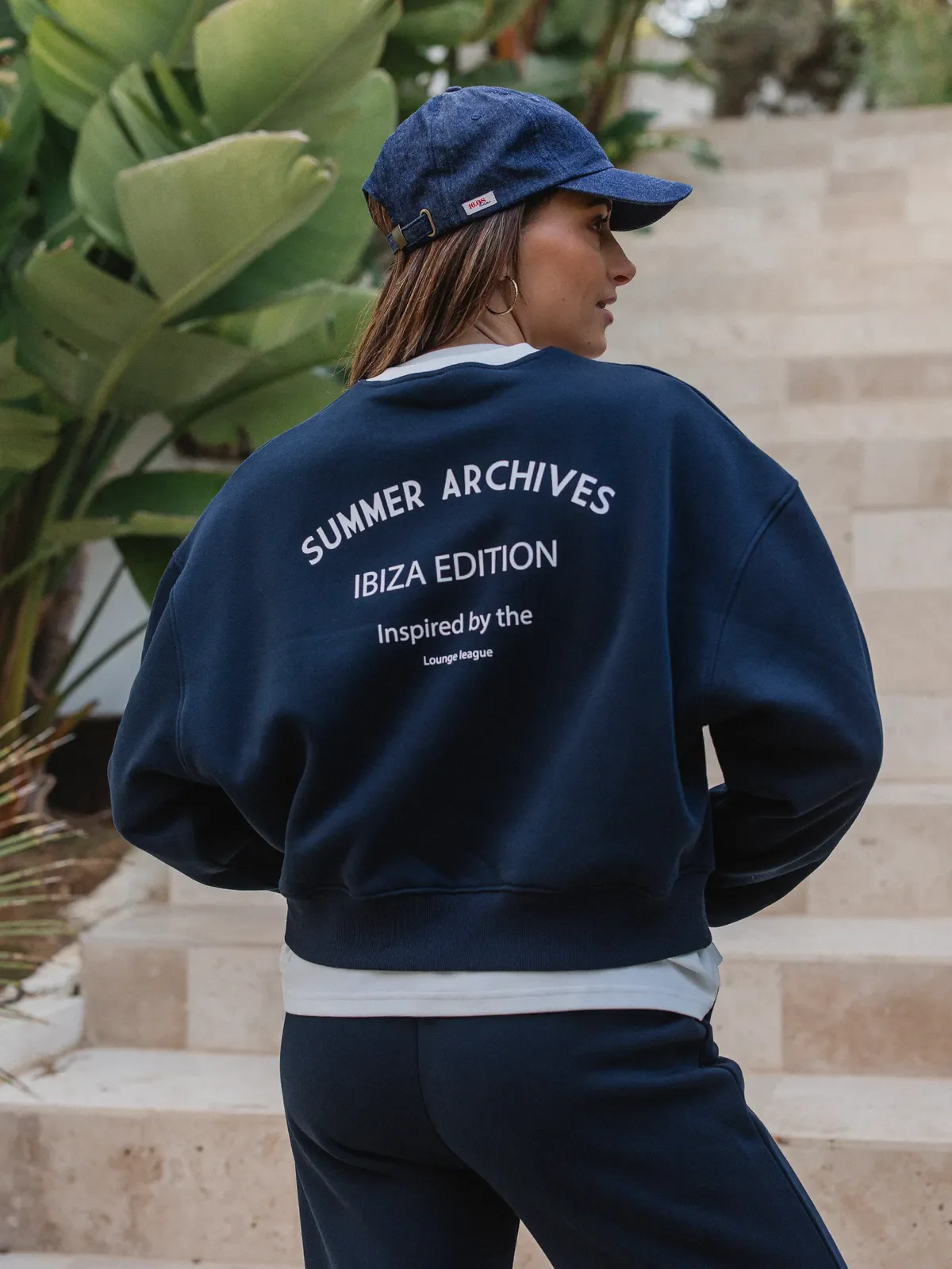 Navy Lounge League Sweater - Image 11