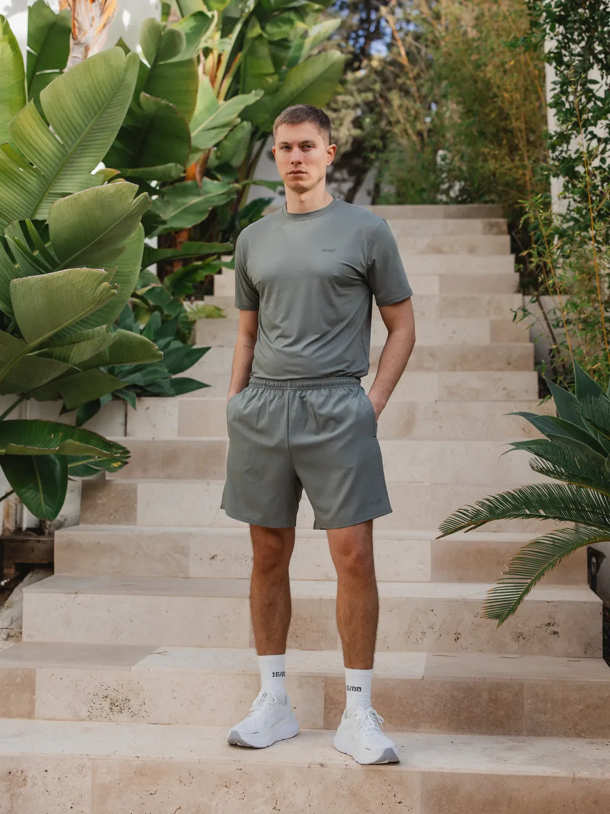 Olive Basic Sport T-shirt - Image 8